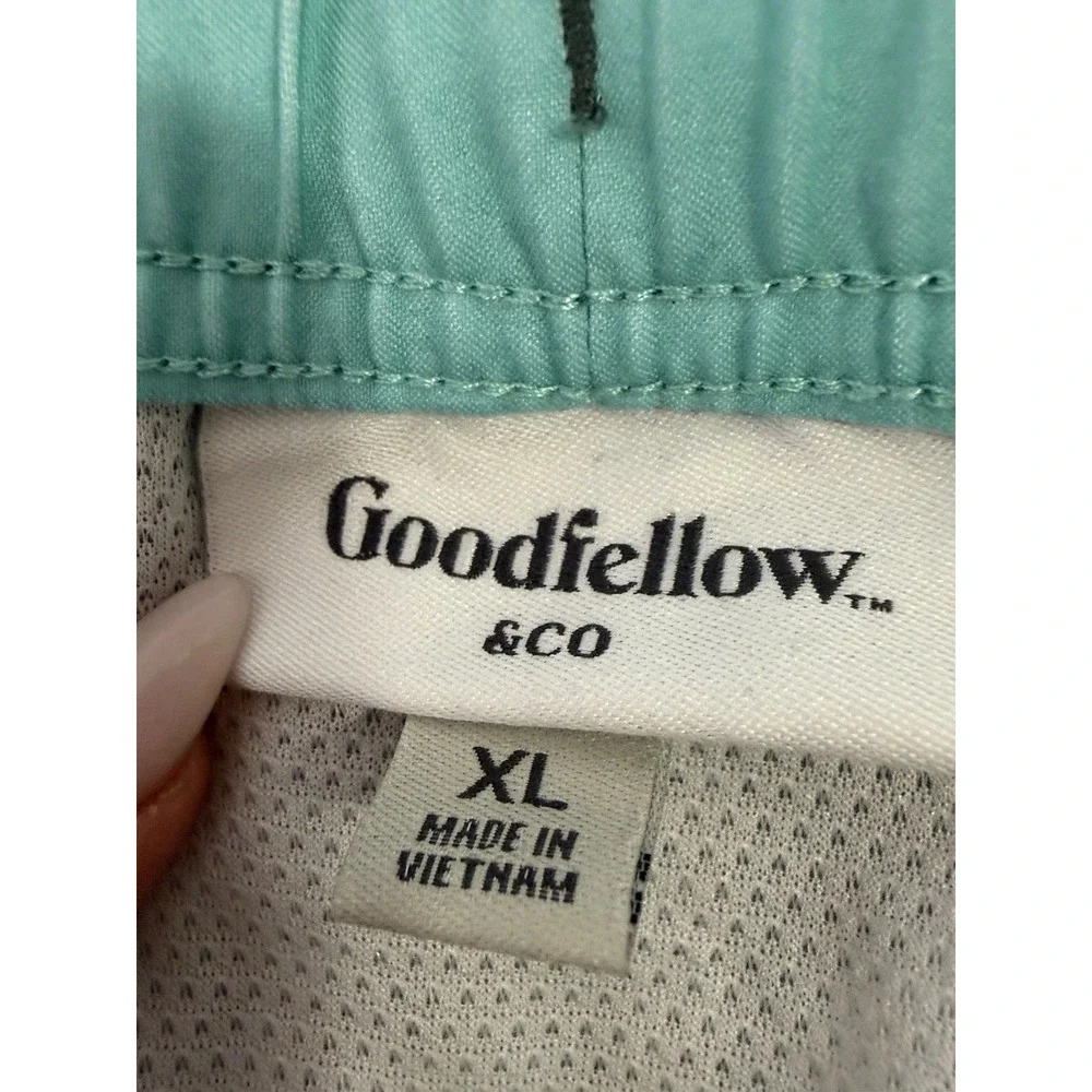 Goodfellow & Co Mens Swim Trunks XL Flamingo Palm Tree Gray Beach Shorts